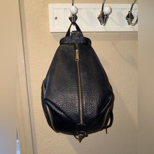 Rebecca Minkoff Black Leather Backpack